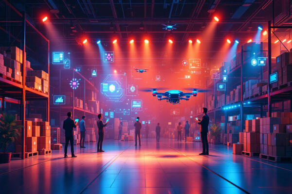Drone Trong Nhà Corvus Giải quyết Thách thức Kiểm kê Kho hàng Nhanh và Rẻ hơn nhờ AI